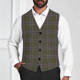 ScotsTee Shop Scottish Renn Faire Tartan Waistcoat Sleeveless Suit Vest