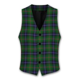 ScotsTee Shop Scottish Kirby Tartan Waistcoat Sleeveless Suit Vest