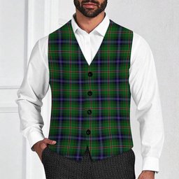 ScotsTee Shop Scottish Kirby Tartan Waistcoat Sleeveless Suit Vest