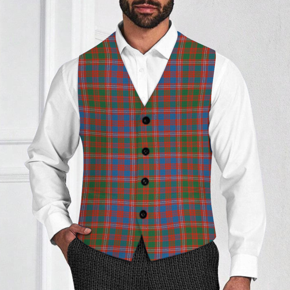 ScotsTee Shop Scottish McColl Hunting Ancient Tartan Waistcoat Sleeveless Suit Vest