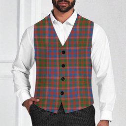 ScotsTee Shop Scottish McColl Hunting Ancient Tartan Waistcoat Sleeveless Suit Vest