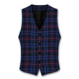 ScotsTee Shop Scottish McCorquodale Modern Tartan Waistcoat Sleeveless Suit Vest