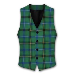 ScotsTee Shop Scottish Henderson Ancient Tartan Waistcoat Sleeveless Suit Vest