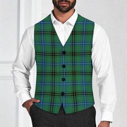 ScotsTee Shop Scottish Henderson Ancient Tartan Waistcoat Sleeveless Suit Vest