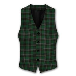 ScotsTee Shop Scottish McAlpine Tartan Waistcoat Sleeveless Suit Vest