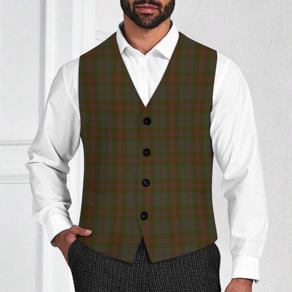 ScotsTee Shop Scottish Gray Tartan Waistcoat Sleeveless Suit Vest