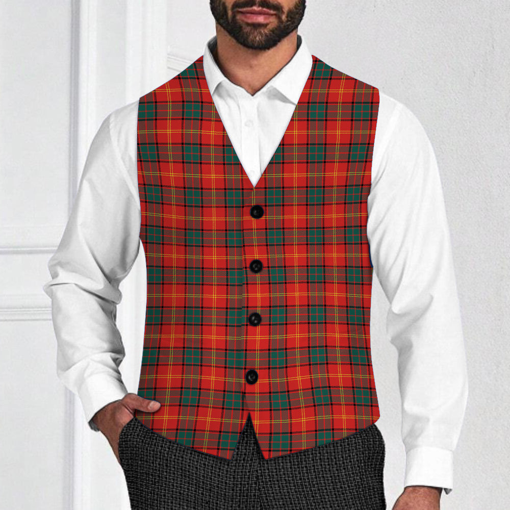 ScotsTee Shop Scottish Kirk Modern Tartan Waistcoat Sleeveless Suit Vest