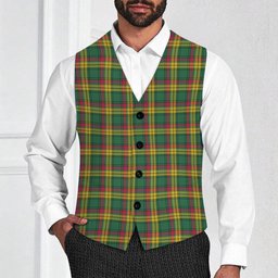 ScotsTee Shop Scottish McMillan Old Ancient Tartan Waistcoat Sleeveless Suit Vest