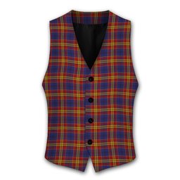 ScotsTee Shop Scottish McGurk Tartan Waistcoat Sleeveless Suit Vest