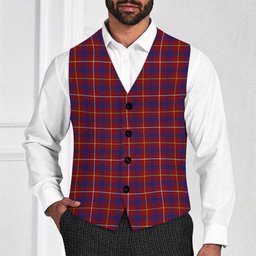 ScotsTee Shop Scottish MacKeever Tartan Waistcoat Sleeveless Suit Vest