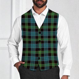 ScotsTee Shop Scottish Stewart Old Ancient Clan Tartan Waistcoat Sleeveless Suit Vest