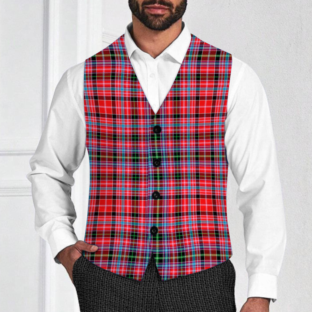ScotsTee Shop Scottish Straiton Tartan Waistcoat Sleeveless Suit Vest