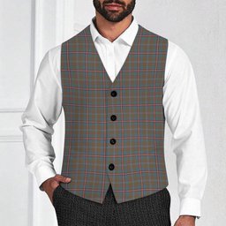 ScotsTee Shop Scottish Young Weathered Clan Tartan Waistcoat Sleeveless Suit Vest