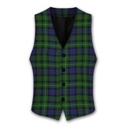 ScotsTee Shop Scottish Rollo Tartan Waistcoat Sleeveless Suit Vest