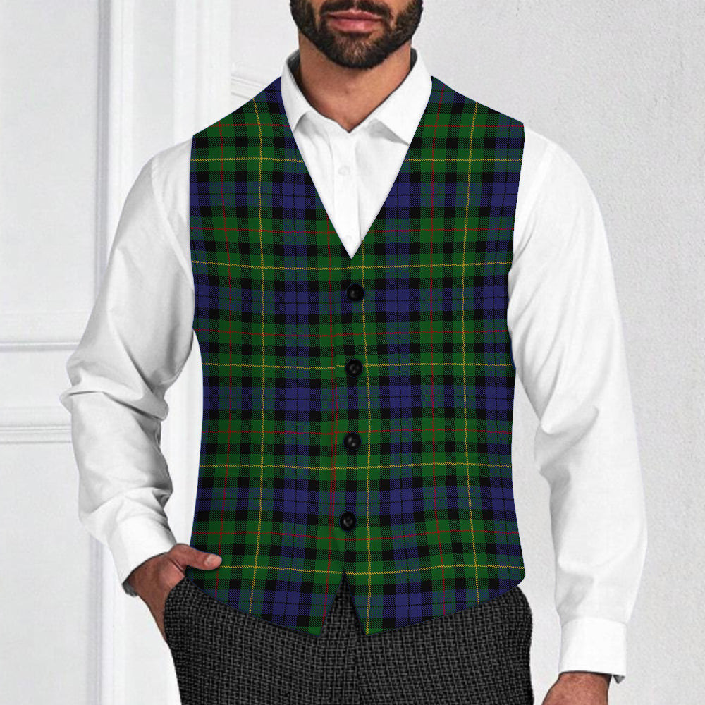 ScotsTee Shop Scottish Rollo Tartan Waistcoat Sleeveless Suit Vest