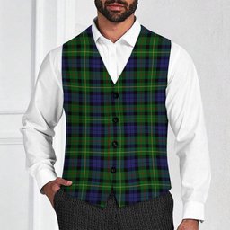 ScotsTee Shop Scottish Rollo Tartan Waistcoat Sleeveless Suit Vest