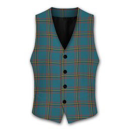 ScotsTee Shop Scottish McLaine of Lochbuie Hunting Ancient Tartan Waistcoat Sleeveless Suit Vest