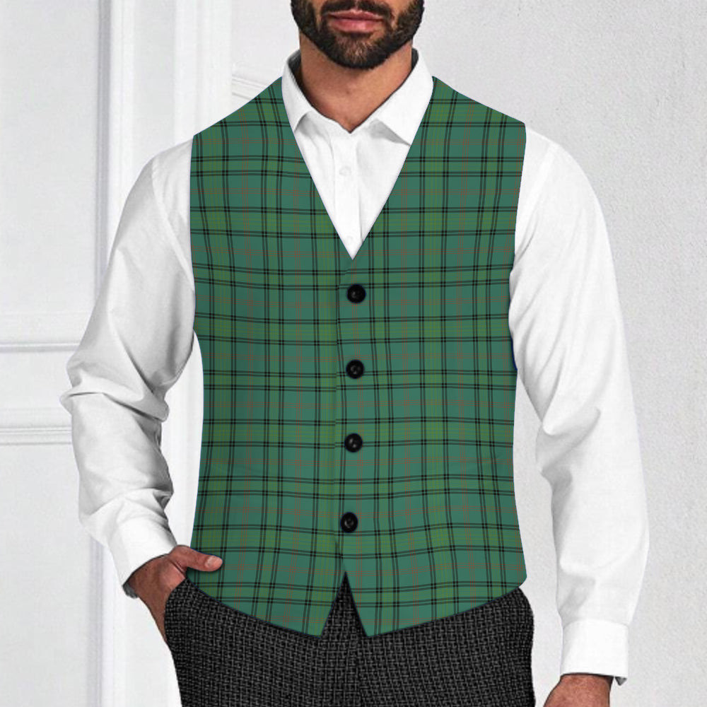 ScotsTee Shop Scottish Ross Hunting Ancient Tartan Waistcoat Sleeveless Suit Vest