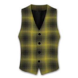 ScotsTee Shop Scottish Yamaguchi Tsutomu Tartan Waistcoat Sleeveless Suit Vest