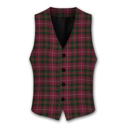 ScotsTee Shop Scottish Hunter of Bute Tartan Waistcoat Sleeveless Suit Vest