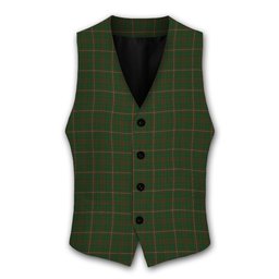 ScotsTee Shop Scottish McKinnon Hunting Tartan Waistcoat Sleeveless Suit Vest
