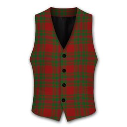ScotsTee Shop Scottish McIntosh Red Tartan Waistcoat Sleeveless Suit Vest