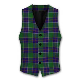 ScotsTee Shop Scottish Inkster Tartan Waistcoat Sleeveless Suit Vest
