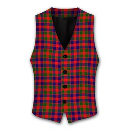 ScotsTee Shop Scottish Gow Modern Tartan Waistcoat Sleeveless Suit Vest