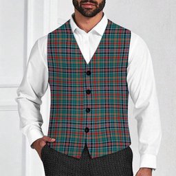 ScotsTee Shop Scottish Hunter Old Modern Tartan Waistcoat Sleeveless Suit Vest