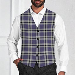 ScotsTee Shop Scottish Hanna Bible Tartan Waistcoat Sleeveless Suit Vest