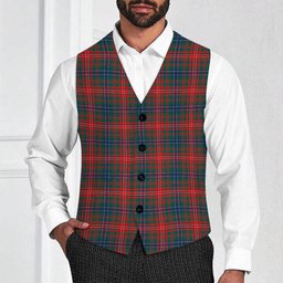 ScotsTee Shop Scottish Wilson Modern Tartan Tartan Waistcoat Sleeveless Suit Vest