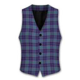 ScotsTee Shop Scottish Patterson John Tartan Waistcoat Sleeveless Suit Vest