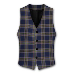 ScotsTee Shop Scottish Yorston (2014) Tartan Waistcoat Sleeveless Suit Vest