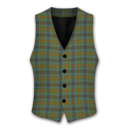 ScotsTee Shop Scottish O'Brien Tartan Waistcoat Sleeveless Suit Vest