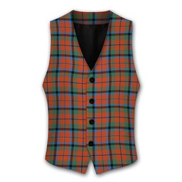 ScotsTee Shop Scottish MacCracken Ancient Tartan Waistcoat Sleeveless Suit Vest