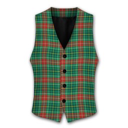 ScotsTee Shop Scottish Muirhead Modern Tartan Waistcoat Sleeveless Suit Vest