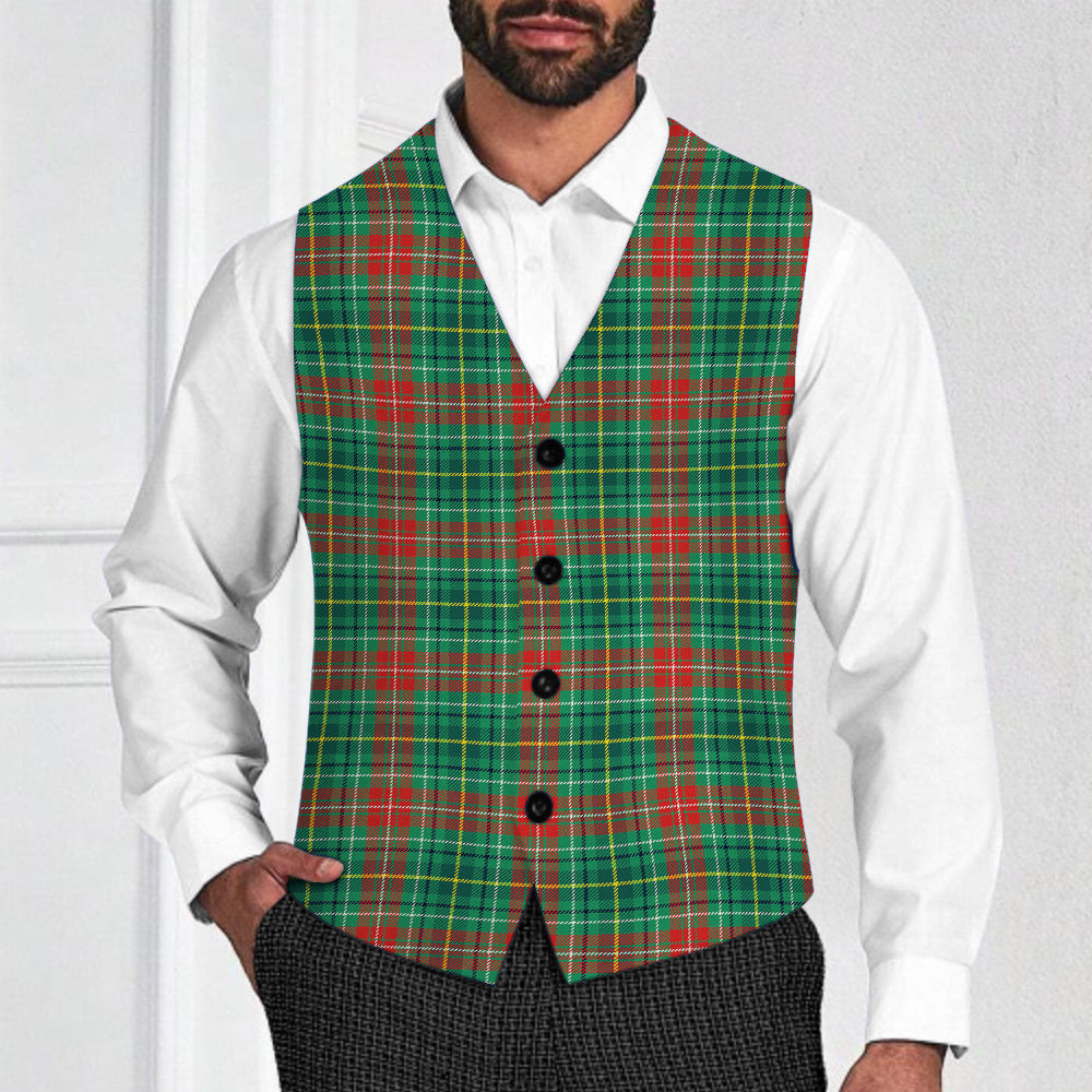 ScotsTee Shop Scottish Muirhead Modern Tartan Waistcoat Sleeveless Suit Vest