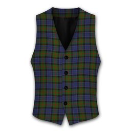 ScotsTee Shop Scottish MacPhedran Tartan Waistcoat Sleeveless Suit Vest