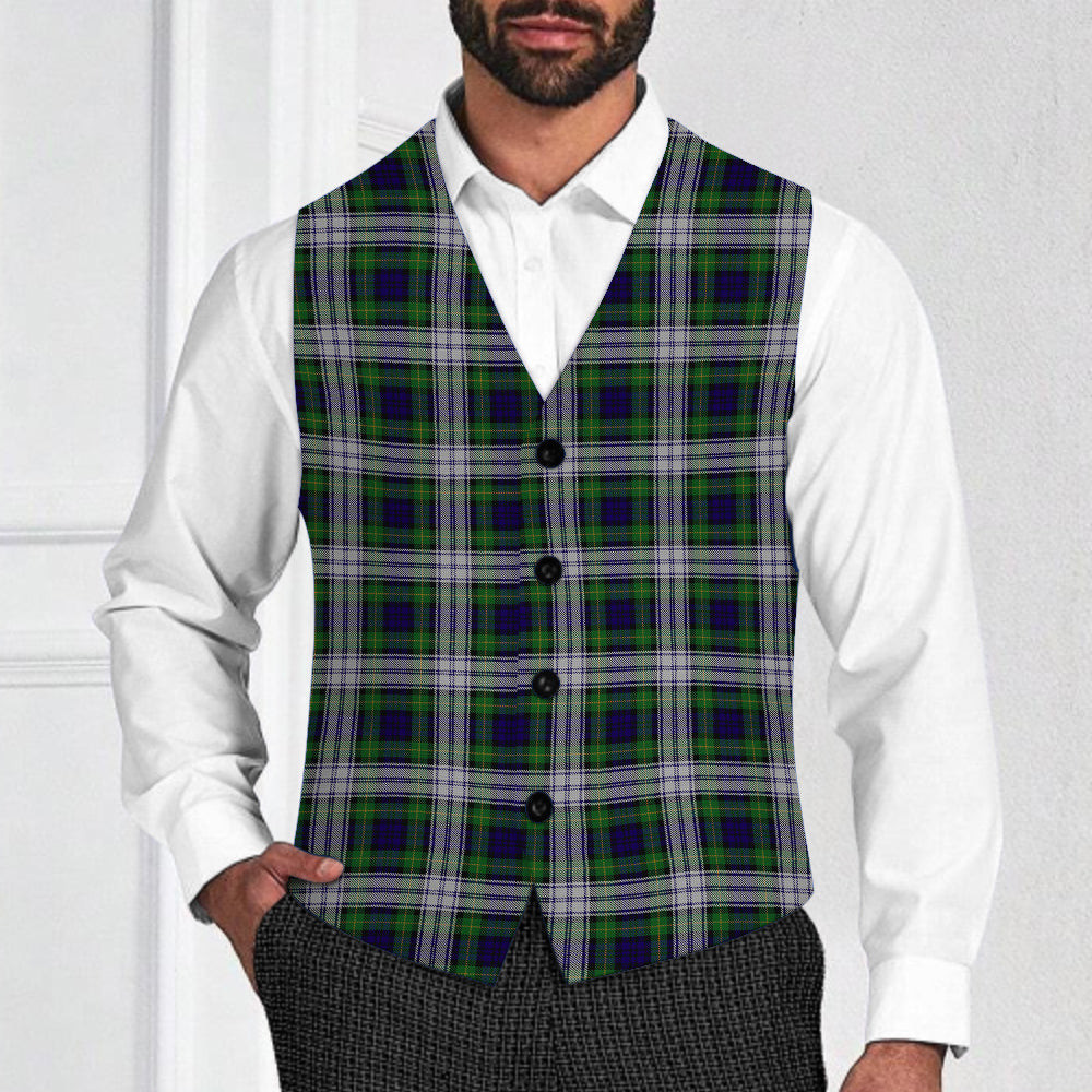 ScotsTee Shop Scottish Gordon Dress 1965 Tartan Waistcoat Sleeveless Suit Vest