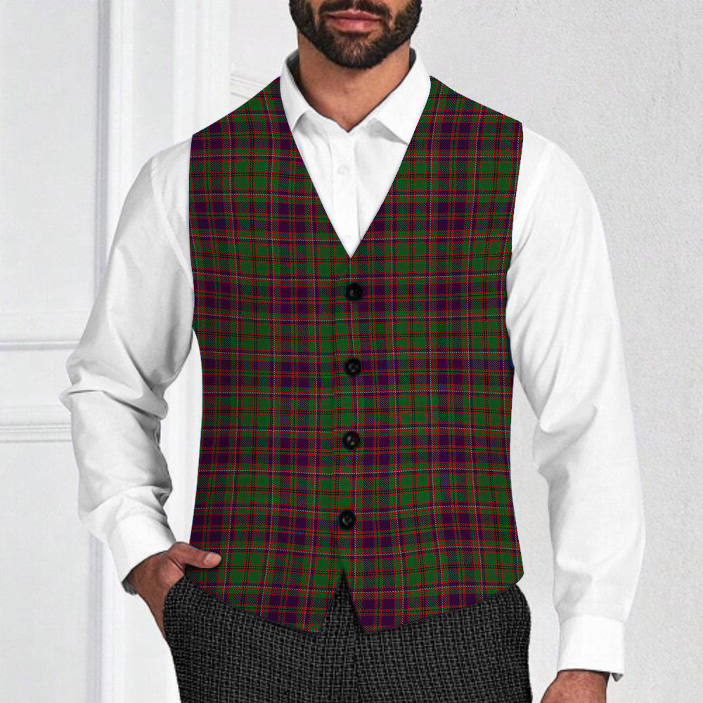 ScotsTee Shop Scottish MacIntyre and Glenorchy Tartan Waistcoat Sleeveless Suit Vest