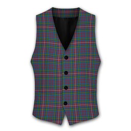 ScotsTee Shop Scottish Hyndman Tartan Waistcoat Sleeveless Suit Vest