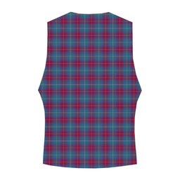 ScotsTee Shop Scottish Yarns to Yearn For Tartan Waistcoat Sleeveless Suit Vest