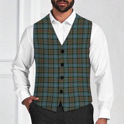 ScotsTee Shop Scottish Pasley Tartan Waistcoat Sleeveless Suit Vest