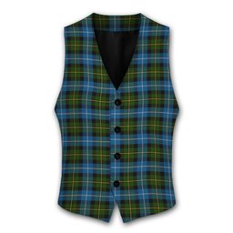 ScotsTee Shop Scottish MacNeil of Barra Tartan Waistcoat Sleeveless Suit Vest