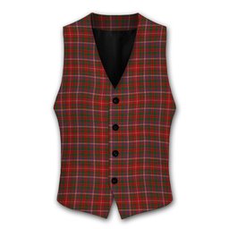 ScotsTee Shop Scottish MacDougall 1850 2 Tartan Waistcoat Sleeveless Suit Vest