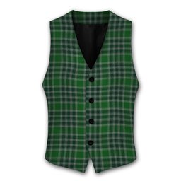 ScotsTee Shop Scottish McDonald Lord of the Isles Hunting Tartan Waistcoat Sleeveless Suit Vest