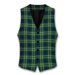 ScotsTee Shop Scottish Spottiswood Tartan Waistcoat Sleeveless Suit Vest