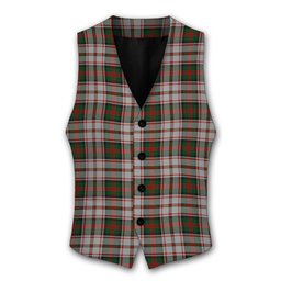 ScotsTee Shop Scottish MacDuff Dress 3 Tartan Waistcoat Sleeveless Suit Vest
