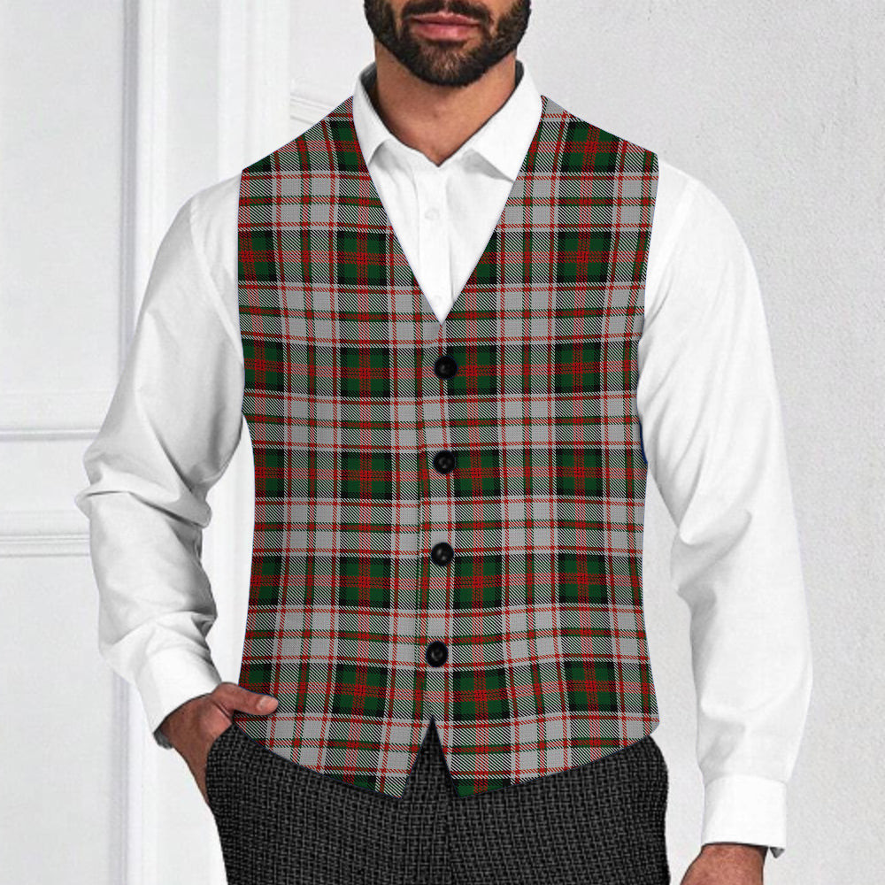 ScotsTee Shop Scottish MacDuff Dress 3 Tartan Waistcoat Sleeveless Suit Vest