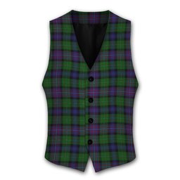 ScotsTee Shop Scottish Rankine Tartan Waistcoat Sleeveless Suit Vest